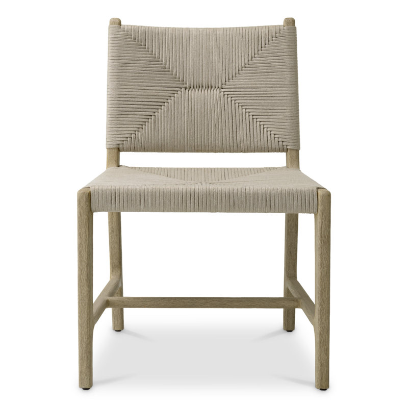Pivetti Outdoor Teak Dining Side Chair