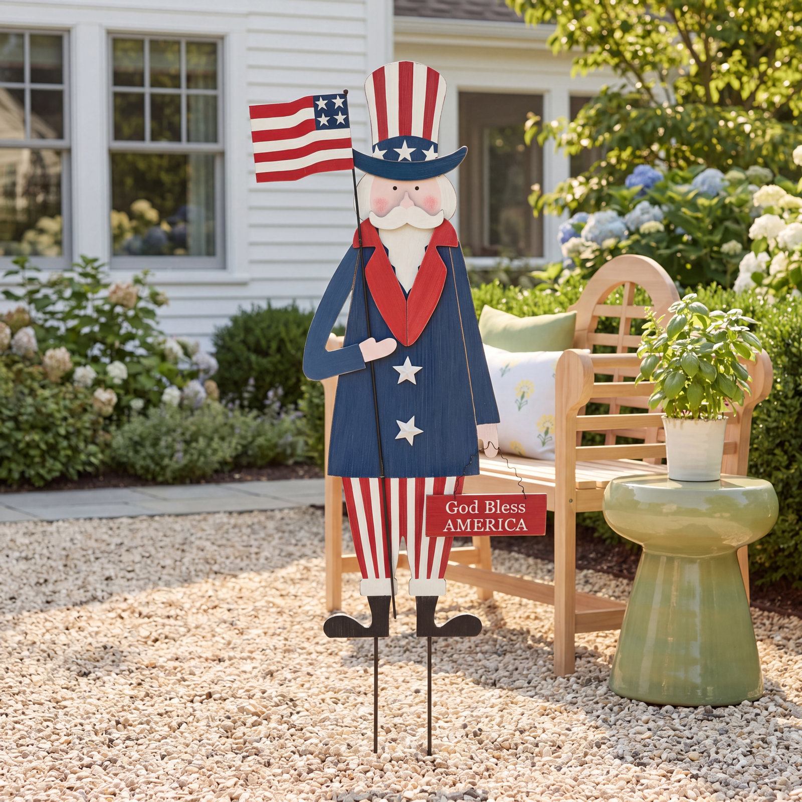 Osbourne Independence Day Garden Stake