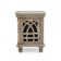 Table de chevet en bois gris antique
