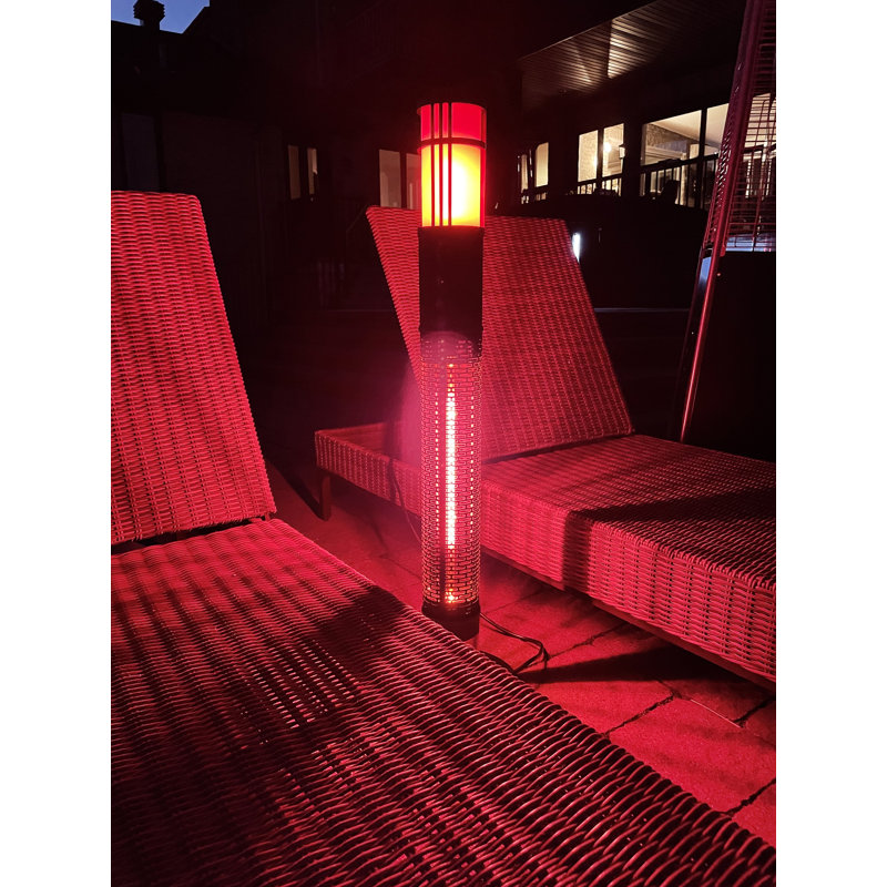 Chauffe-terrasse électrique portatif à infrarouge de 1500 watts