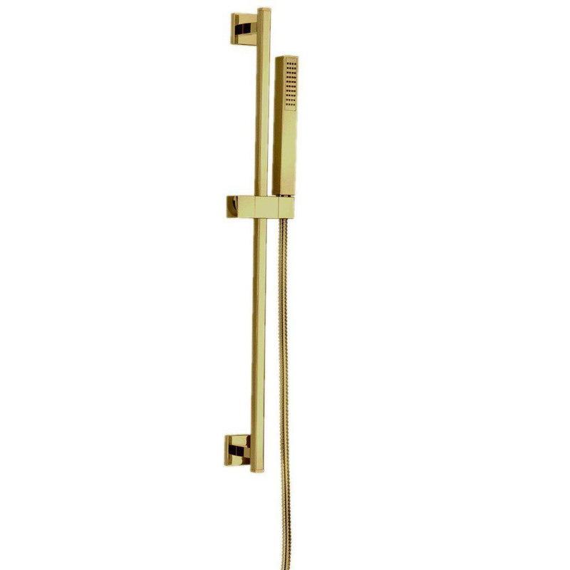 Quadro Massage/Jet Handheld Shower, Gold