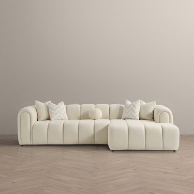 Danajia Upholstered L-Shaped Sectional Right Hand Facing