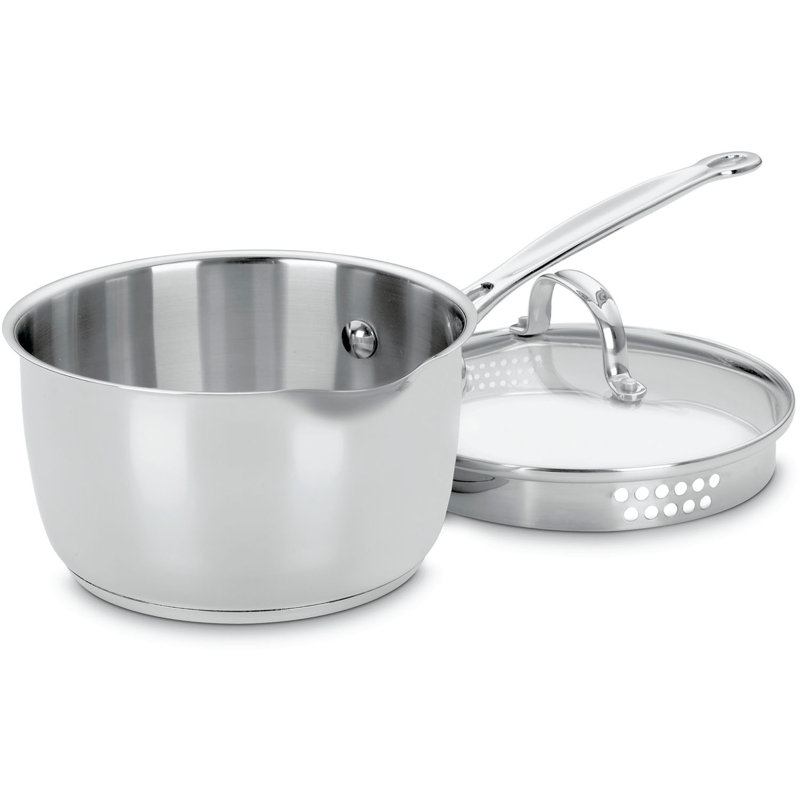 Cuisinart Stainless Steel (18/10) Saucepan with Lid, 2 Qt. Incorrect Joint