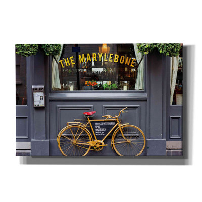 «Marylebone Bike» par Keri Bevan - photographie sur toile tendue