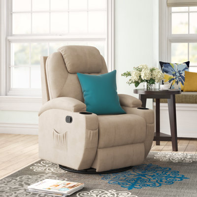 Reclining  Massage Chair with Swivel and Rocking Function