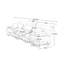 Canapé modulaire polyvalent pour divers espaces avec revêtement moelleux-1053053293