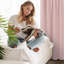 Gurprem Track insert Semi Sheer Curtain-1731628405