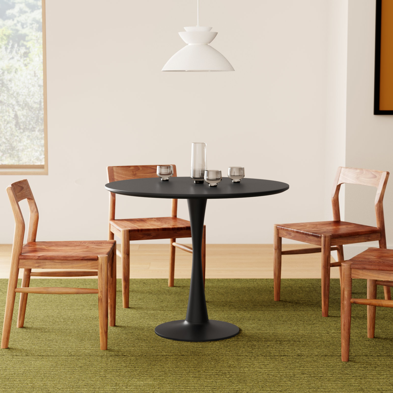 Imperial 36" Dining Table, Black