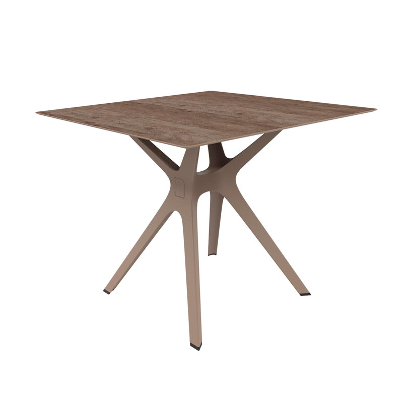 Table de salle à manger Vela S, Sable, Chêne cendré