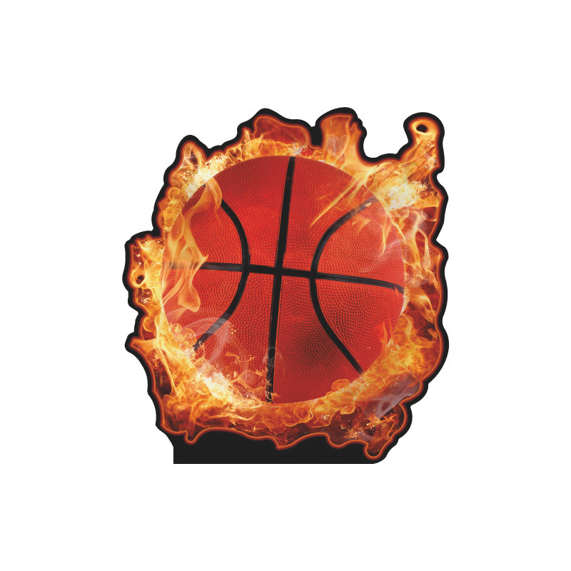 SP13415 Basketball Jam On Fire