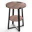 Table de bout haute Jalanda avec 2 ports USB, 2 prises de courant et 2 tablettes de rangement à 2 niveaux-88694544
