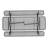 Kristy Commercial Grade Expanded Mesh Metal Outdoor Picnic Table with Anchors-35769256-18937253