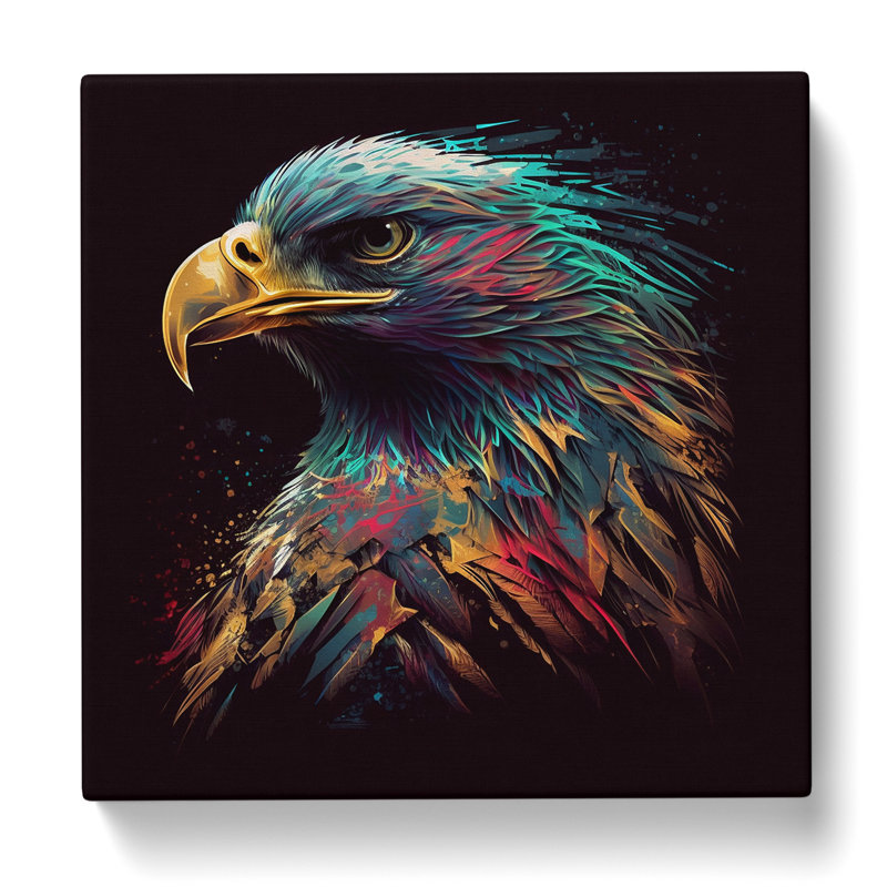 Eagle Graphic Art - Wrapped Canvas, 35cm H x 35cm W x 3cm D