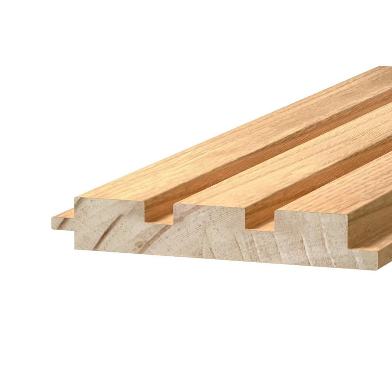 Panneau mural en bois 5 po x 94,5 po, panneau mural 3D pour décoration murale intérieure, Chêne