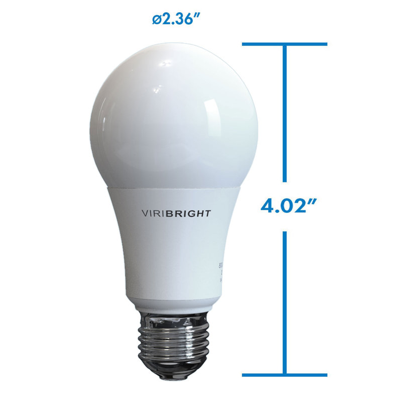 60 Watt Equivalent A19 E26/Medium (Standard) LED Bulb, 2700K