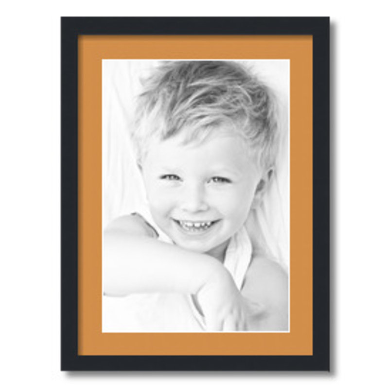 Matte Picture Frame with Mat, Amber
