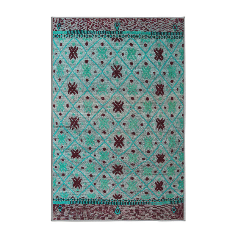 Abstract Indoor Rug, Rectangle 6' x 9'