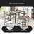 Brennah 6 - Person Four Leg Dining Set-599479023