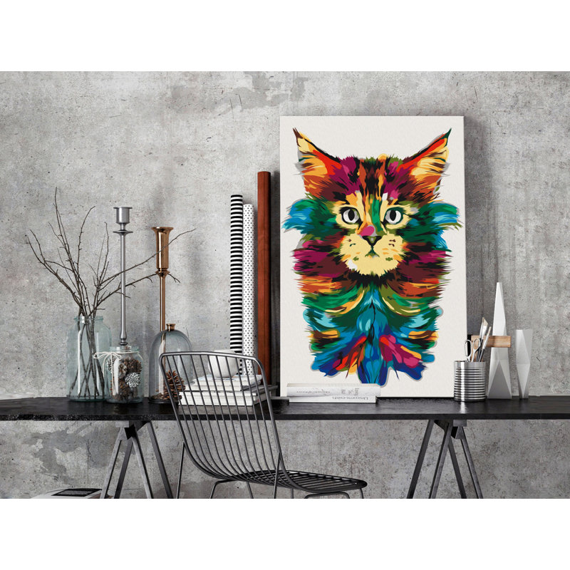 Paint By Numbers Kit - Colourful Mane