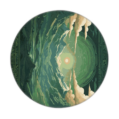 Spirit Temple Indoor And Outdoor Area Rug