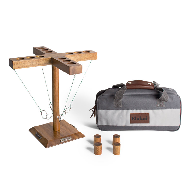 Poteau circulaire en acacia Globetrotter, H 14,50 po x l 7 po x P 2,88 po