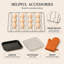 12L Steam Combi Oven, Air Fryer Oven, Toaster Oven,  Stainless Steel, 8-in-1 Steam Bake Roast Dried Ferment, Self-Cleaning