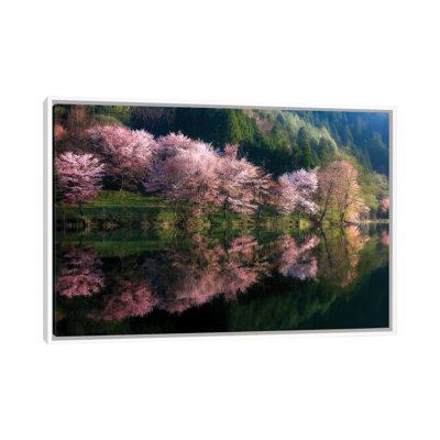 Another World by Takeshi Mitamura - Floater Frame Print on Canvas