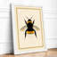 Bumblebee Study Botanical - Framed Print-870436920-870436913