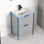 Meuble-lavabo autoportant de 24 po avec lavabo Chriselda-503722668-503722674