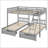 Full Over Twin And Twin Bunk Bed
