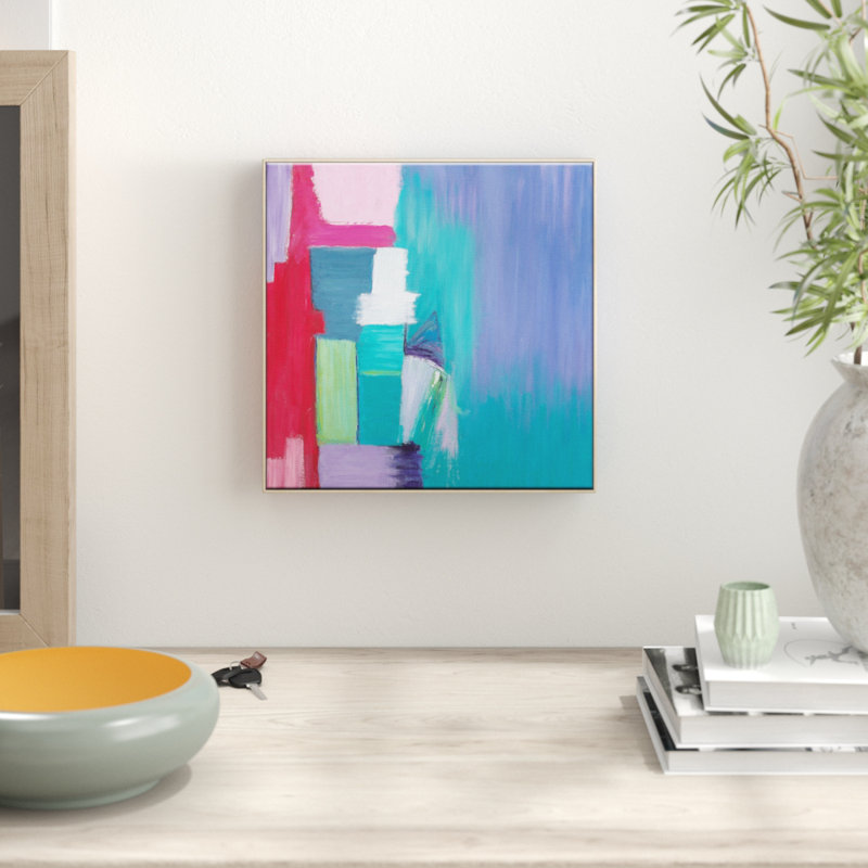 By The Sea by Gary Butcher - Print on Canvas, 76cm H x 76cm W, Timber