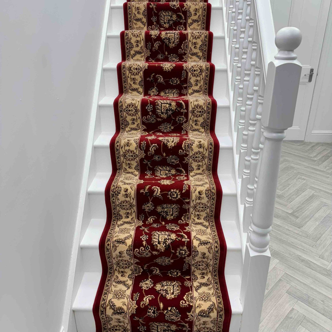 Legacy Red Stair Runner – Soft, Comfortable & Durable Carpet for Stairs & Staircases, Multiple Lengths