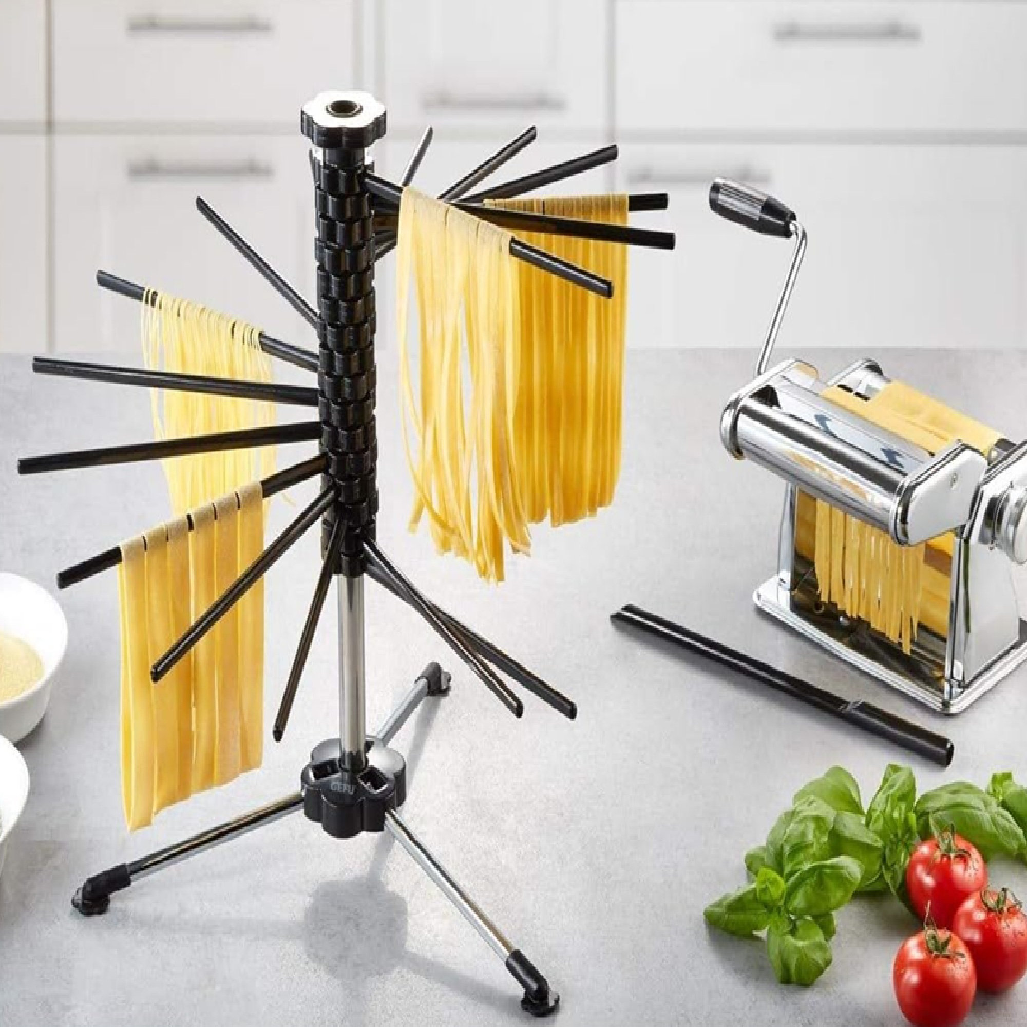 Gefu Diverso Stainless Steel Pasta Drying Rack - Black | Wayfair.co.uk