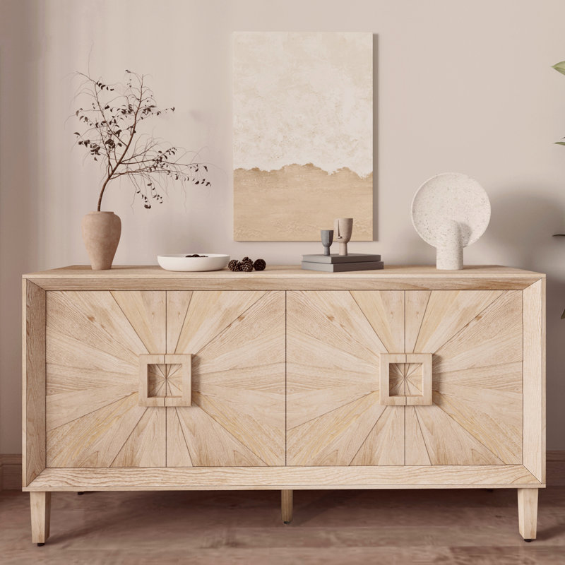 Armoire de rangement pour salon / cuisine, Naturel