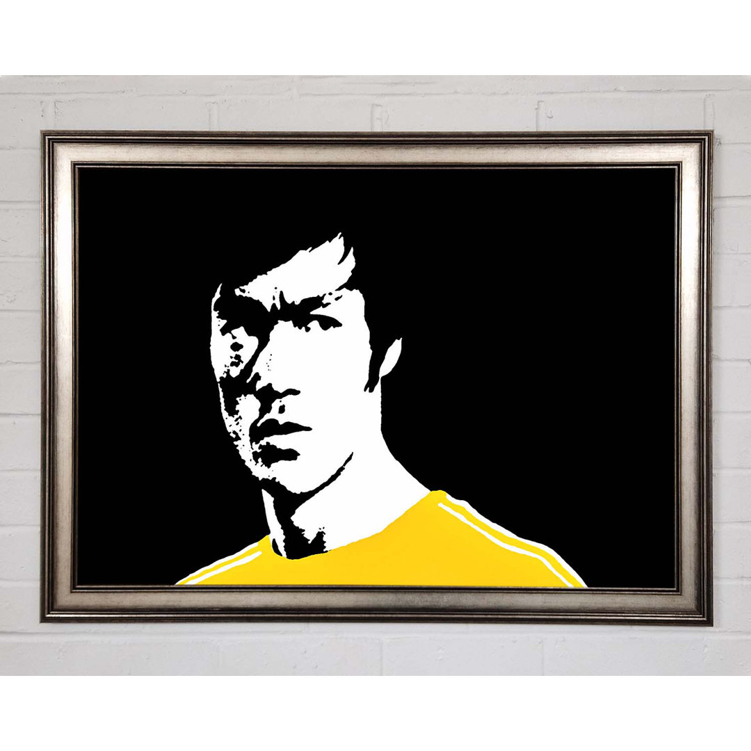 Bruce Lee Dragon Yellow Jump Suit - Einzelner Bilderrahmen Kunstdrucke