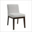Chaise d'appoint en lin gris
