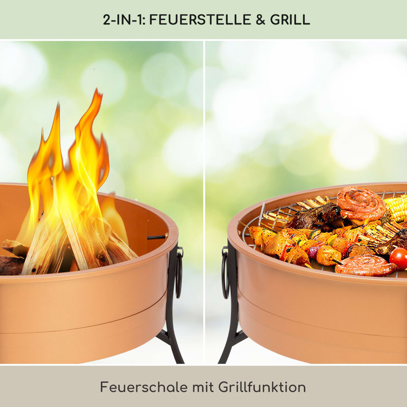 Circle Charcoal Smokeless Fire Pit