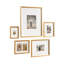 Ensemble de cinq cadres photo mattes