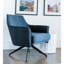 Ames 26.5" Wide Upholstered Swivel Armchair