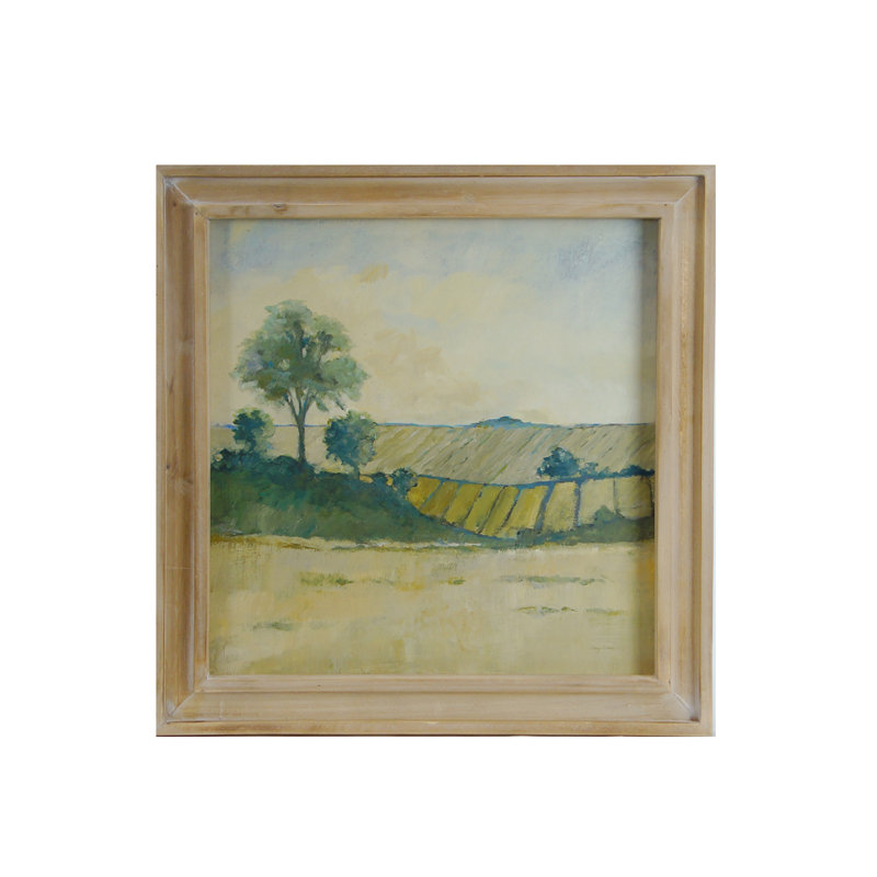 Panneau de paysage en bois 15,75 po