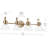 34" 4-Light Vanity Light with Clear Glass-108202079