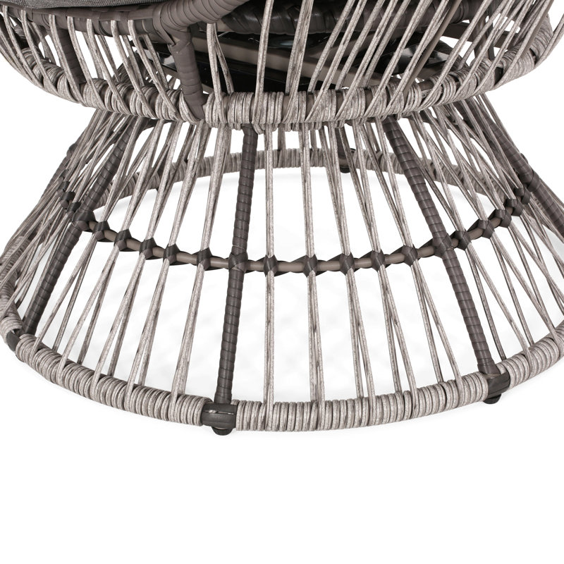 FAUTEUIL PIVOTANT RESEDA, Taupe, Gris