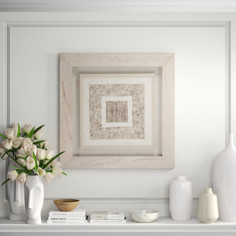 Abstract Paper Framed Art Print