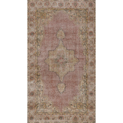 Tapis oriental beige / gris en laine