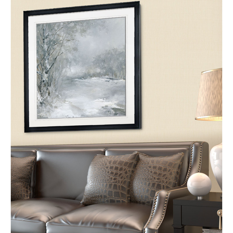 'Winter Wonderland' Framed Print, 23" H x 23" W x 1.5" D