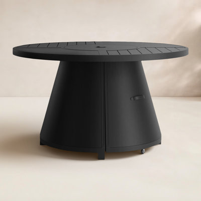 Everlee Round Fire Pit Table