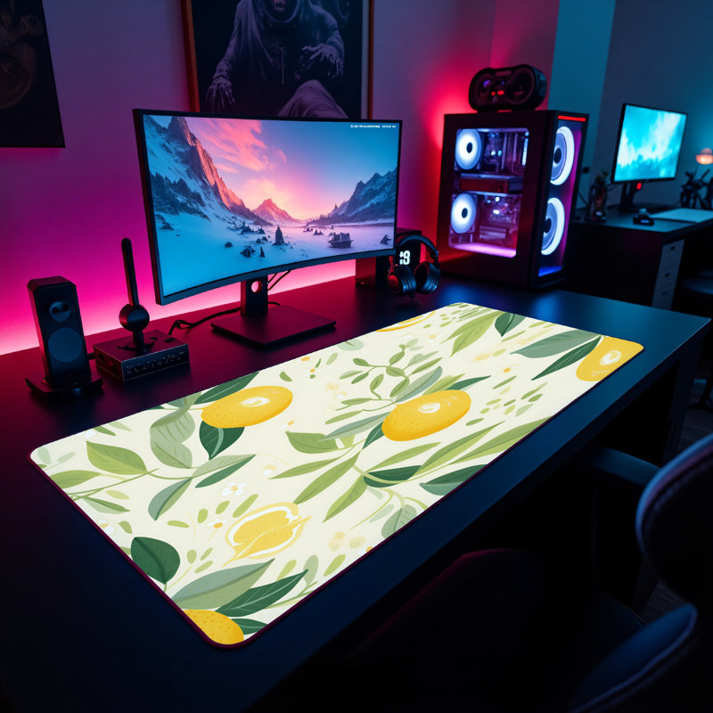 Polyester Desk Pad, 31.5x15.5