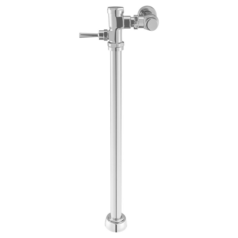 Chrome Manual Clinic Sink Flush Valve with Brass Piston
