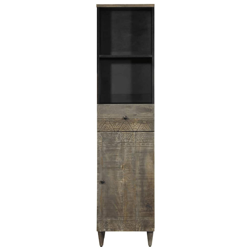 Pine Wood Bathroom Cabinet