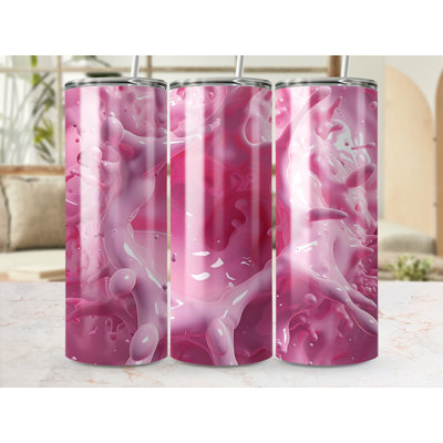 Choose Handmade Tumblers 591 mL Vacuum Insulated Stainless Steel (18/8) Travel Tumbler with Straw